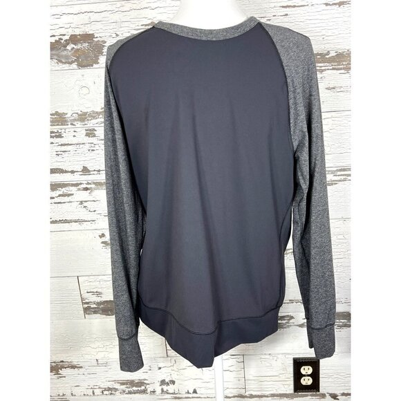 LULULEMON Men's Ball Sport Long Sleeve Sweatshirt Deep Coal Sz M EUC - Picture 1 of 4